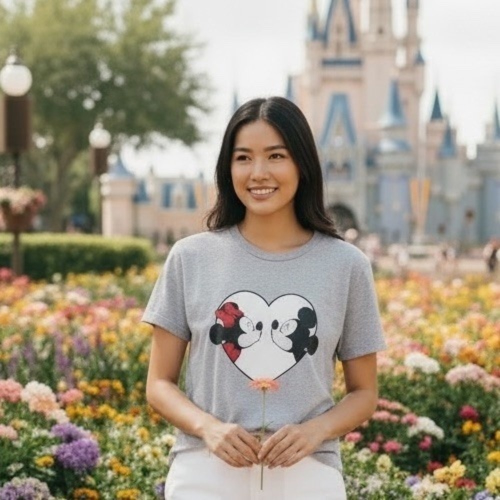 New Disney X Kate Spade New York Minnie & Mickey T-shirt Medium SOLD OUT Walt M - Picture 1 of 10